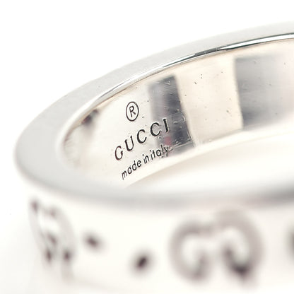 Gucci Sterling Silver GucciGhost Pineapple Ring 49 4.75 5 of 5