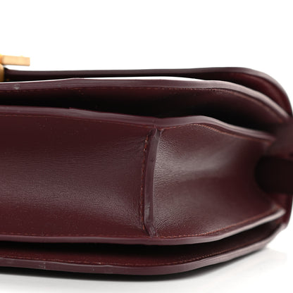 Celine Box Calfskin Medium Classic Box Flap Bag Burgundy 6 of 12