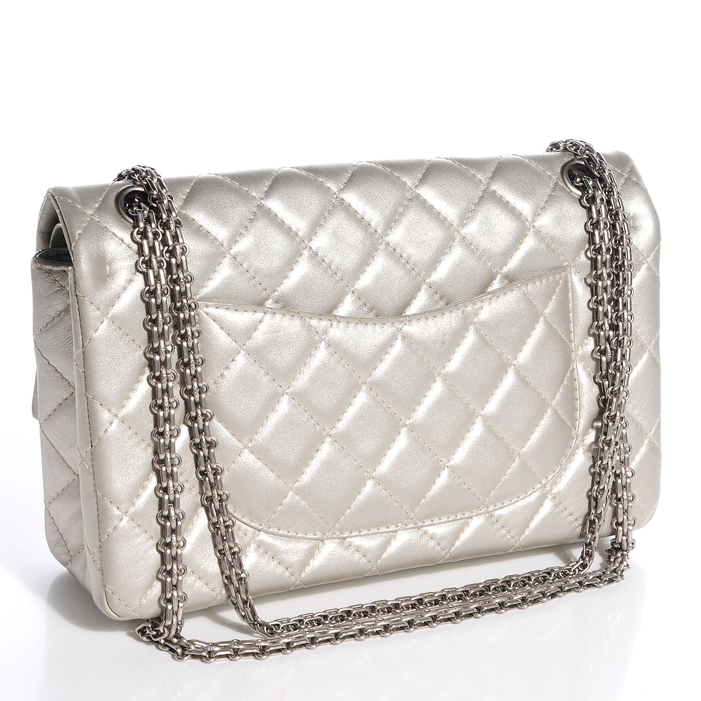 Lambskin 2.55 Reissue 226 Flap Silver