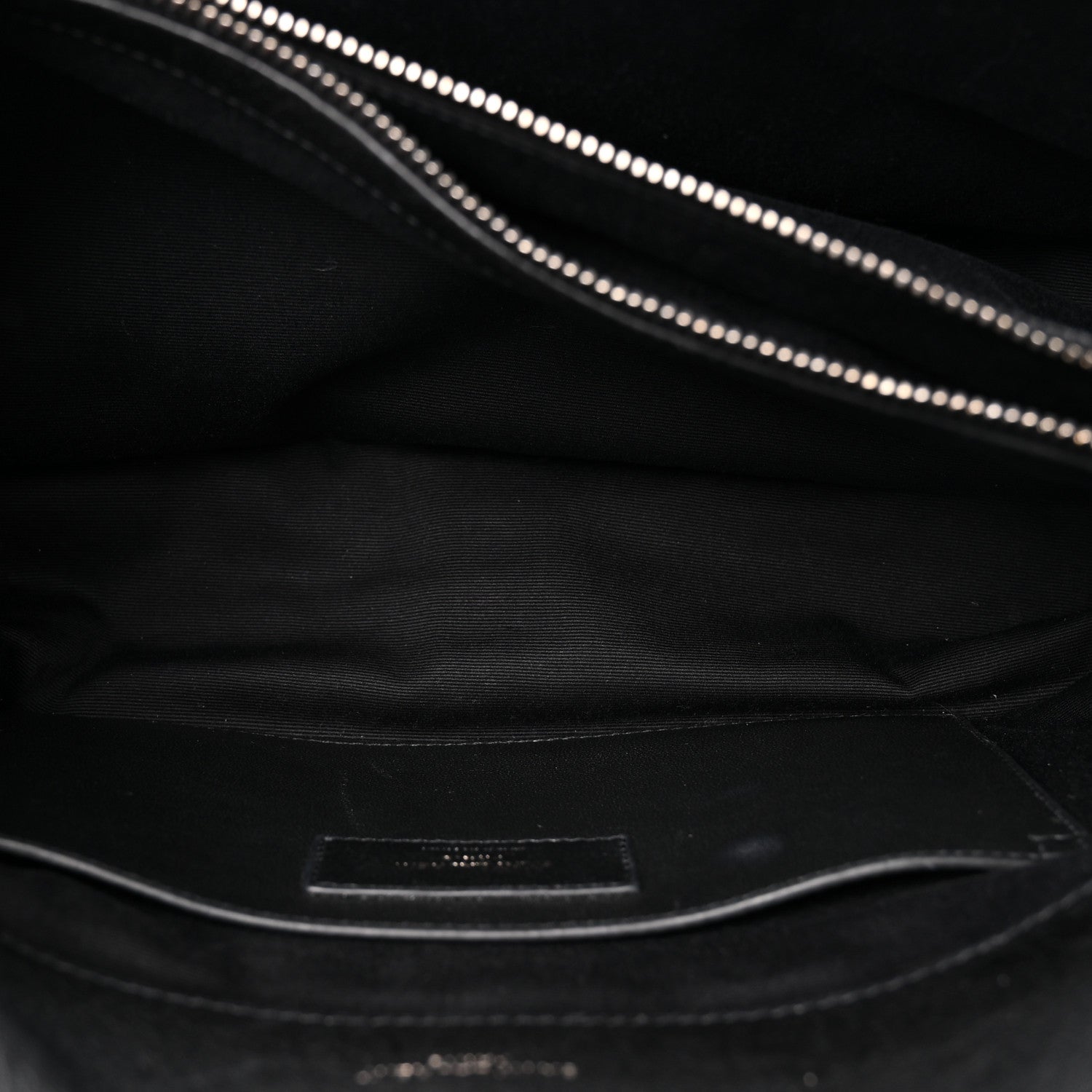 Saint Laurent Sheepskin Matelasse Chevron Monogram Large College Satchel Black 5 of 15