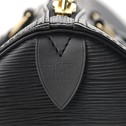 Louis Vuitton Epi Keepall 45 Black 6 of 15