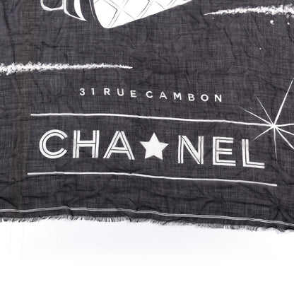 Chanel Cashmere Trendy Flap Scarf Black 3 of 6