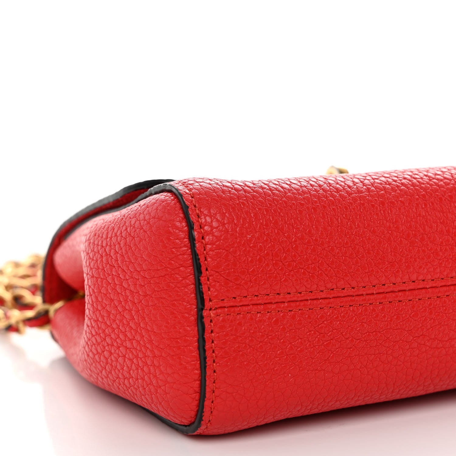 Mulberry Classic Grain Calfskin Mini Lily Fiery Red 8 of 11