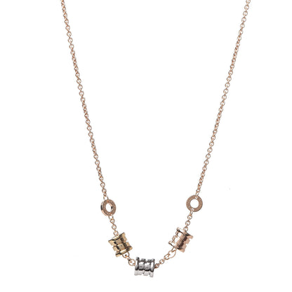 Bulgari 18K Yellow Rose White Gold B.Zero1 Necklace 1 of 4