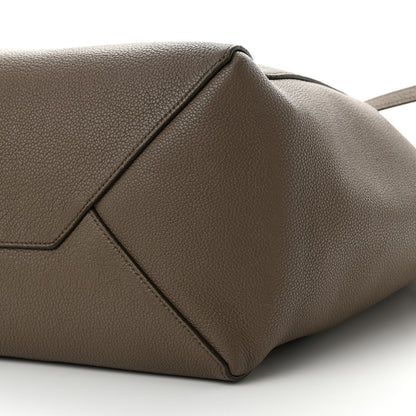 Celine Soft Grained Calfskin Small Belt Cabas Phantom Taupe 9 of 14