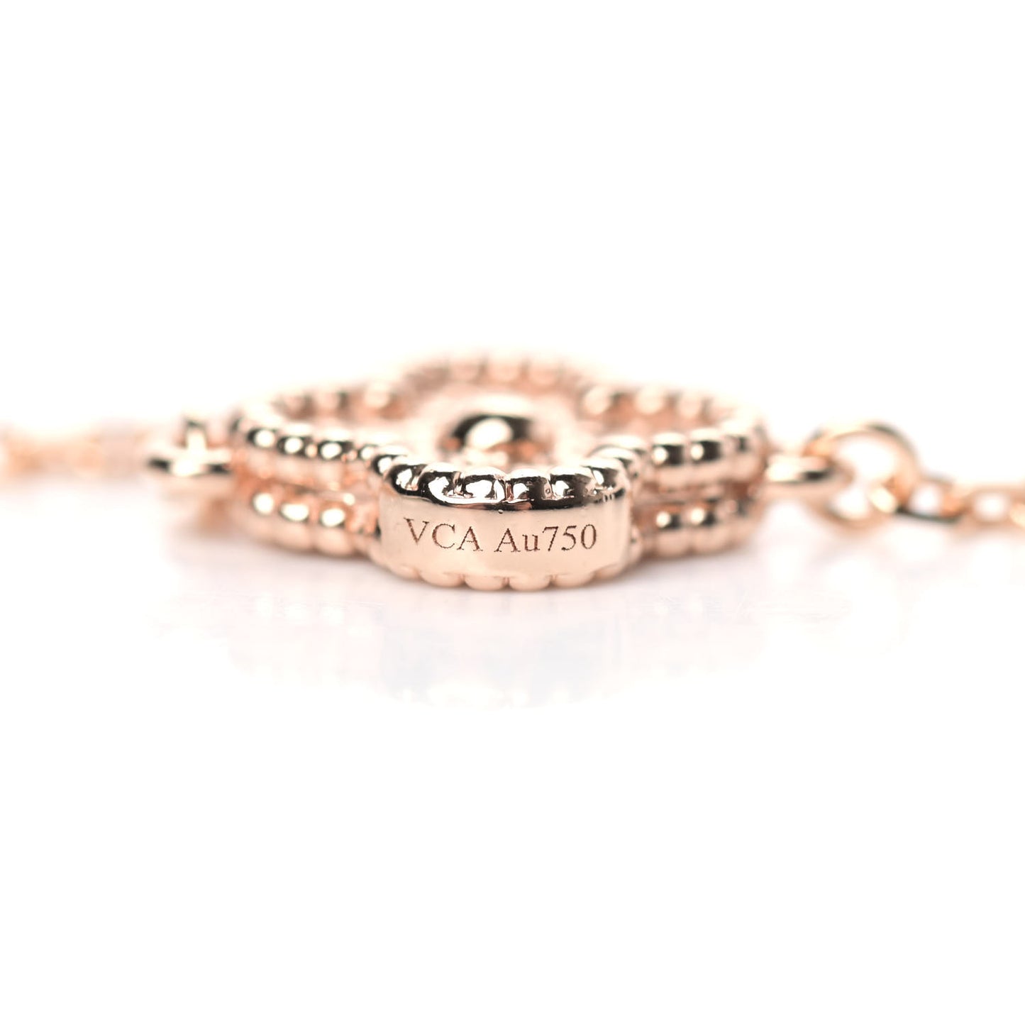 18K Rose Gold 16 Motifs Sweet Alhambra Necklace