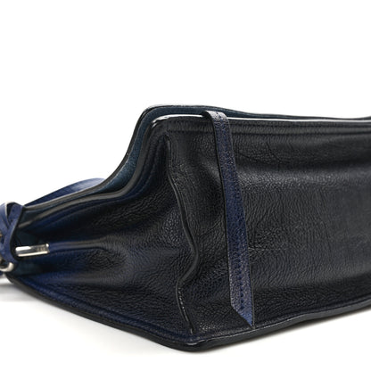 Prada Glace Calf Etiquette Flap Inchiostro Astrale 7 of 8