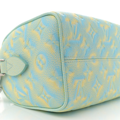 Louis Vuitton Empreinte Monogram Summer Stardust Speedy 20 Water Green 8 of 9
