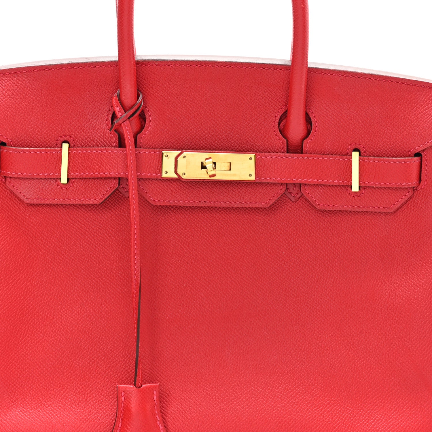 Hermes Epsom BIRKIN 30 Rouge Casaque 8 of 10