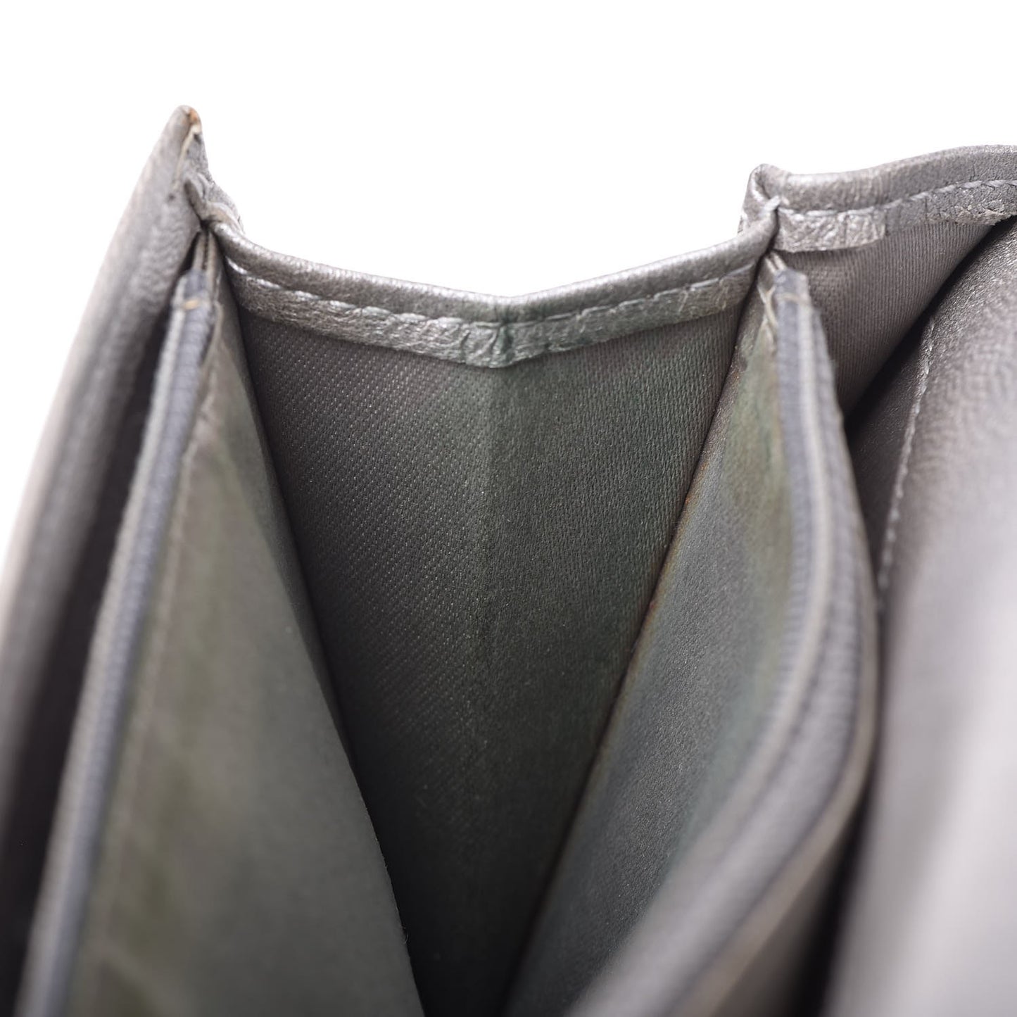 Lambskin Camellia Embossed Yen Wallet Black