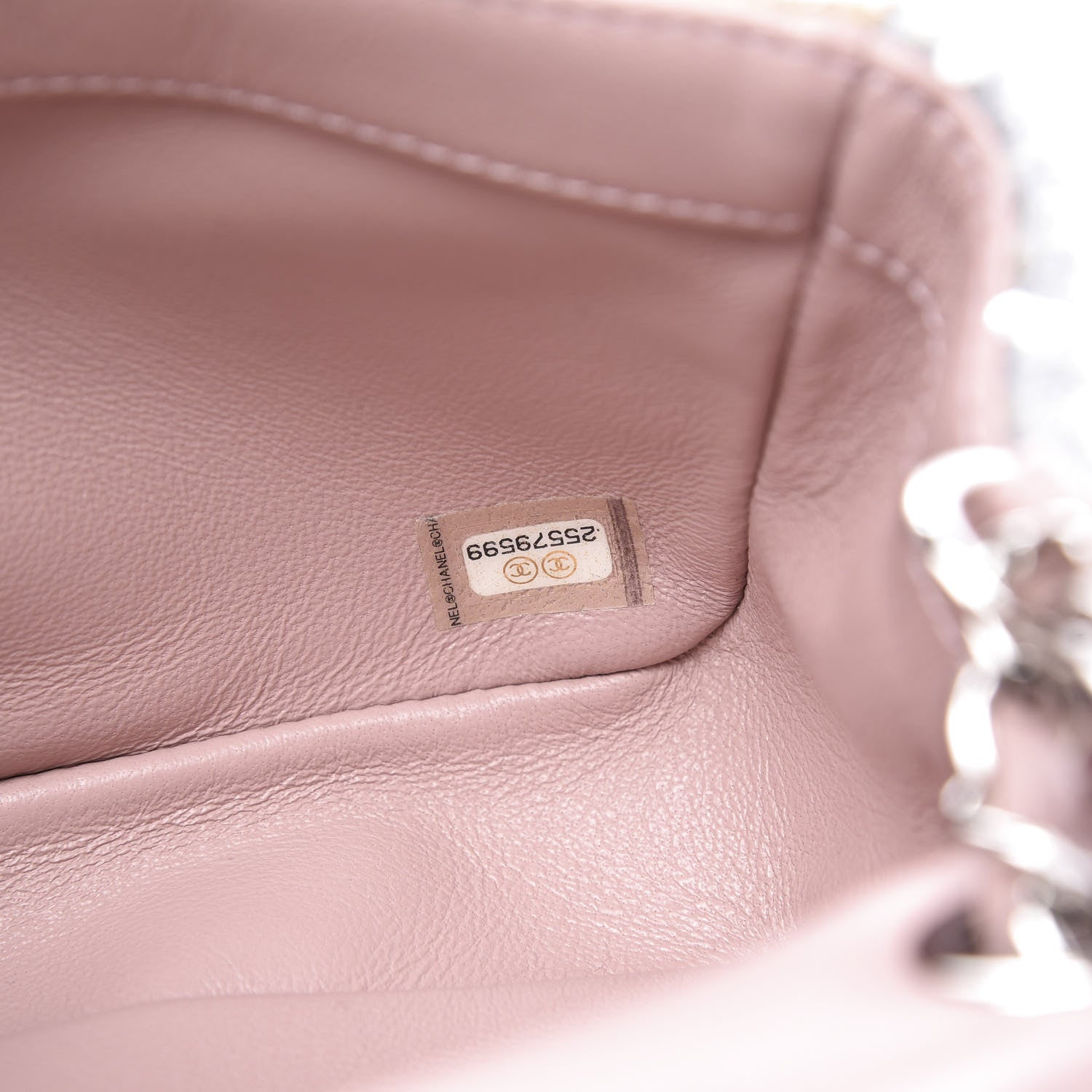 Chanel Sequin Mini Waterfall Flap Pink Blue Yellow 6 of 9