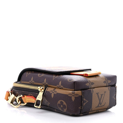 Louis Vuitton X NIGO Reverse Monogram Flat Double Phone Pouch 4 of 8