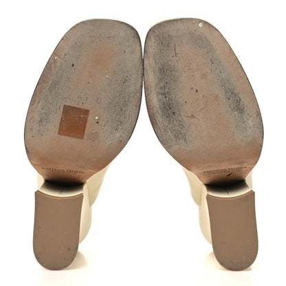 Bottega Veneta Nappa Stack Mule Sandals 37 Sea Salt 5 of 7