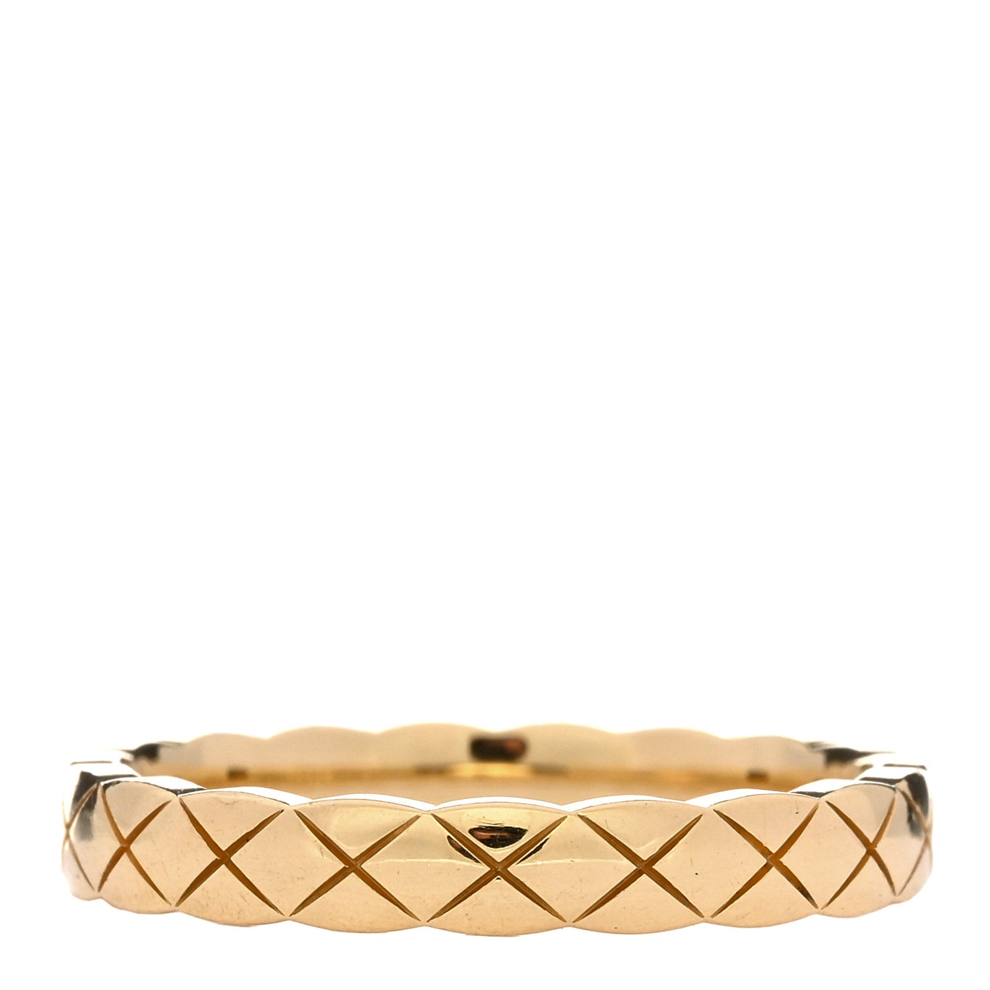 18K Yellow Gold Mini Coco Crush Ring 56 7.5