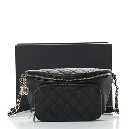 Chanel Caviar Quilted Business Affinity Waist Belt Bag Black 11 of 11