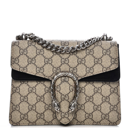 Gucci GG Supreme Monogram Mini Dionysus Shoulder Bag Black 1 of 9