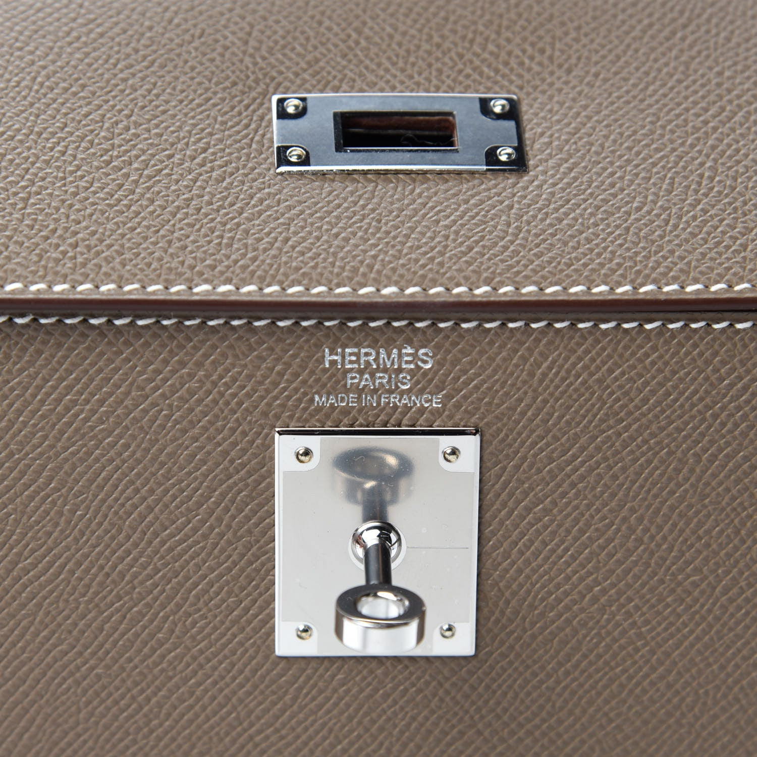 Hermes Epsom Kelly Sellier 32 Etoupe 9 of 12