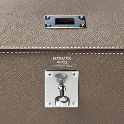 Hermes Epsom Kelly Sellier 32 Etoupe 9 of 12