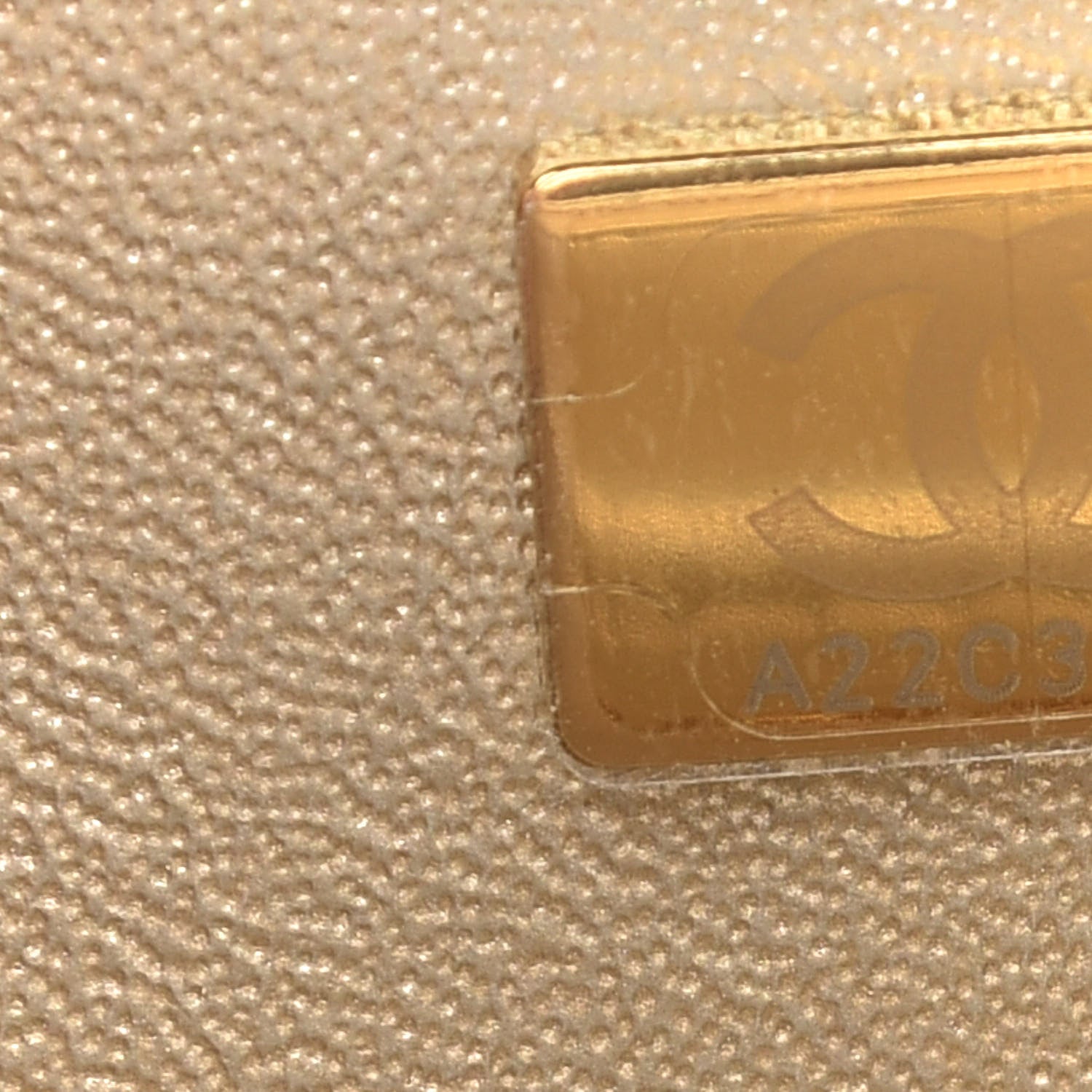Chanel Metallic Lambskin Quilted Mini Rectangular Flap Gold 8 of 8