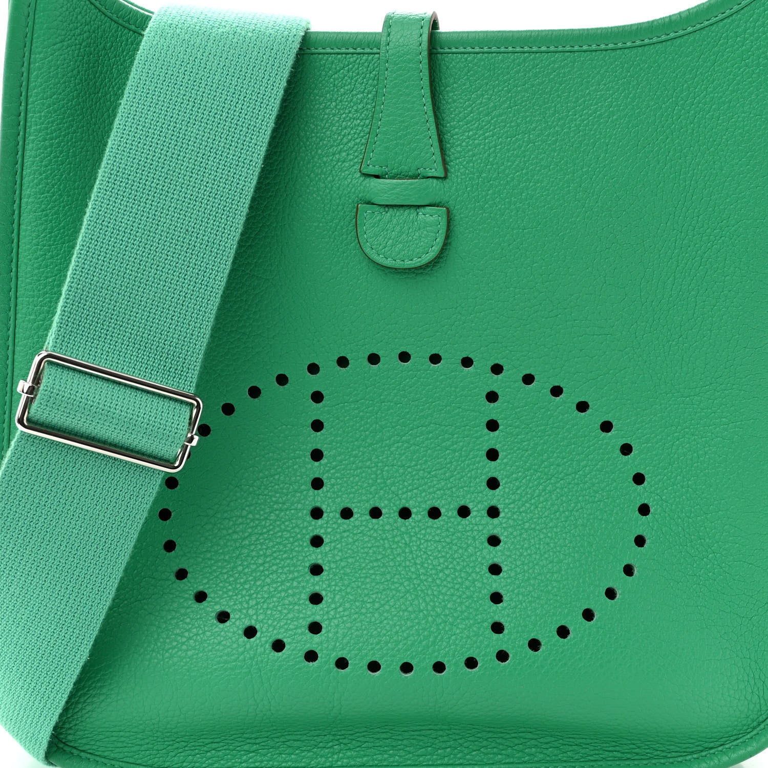 Hermes Taurillon Clemence Evelyne III PM Menthe 7 of 9