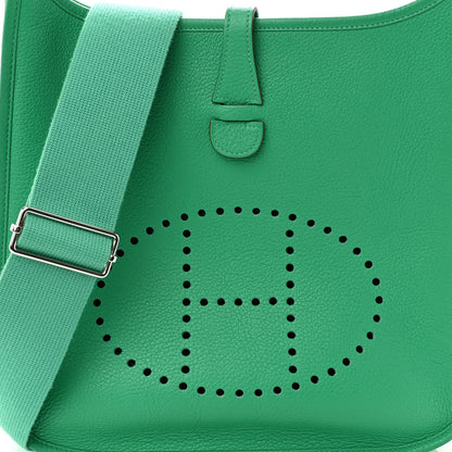 Hermes Taurillon Clemence Evelyne III PM Menthe 7 of 9