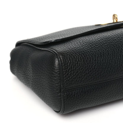 Mulberry Small Classic Grain Calfskin Medium Lily Black 8 of 9