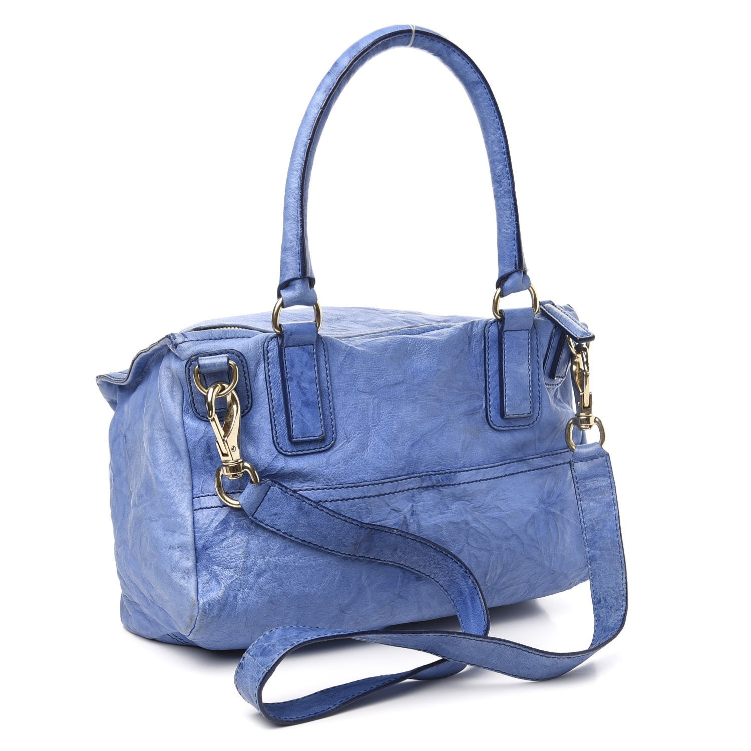 Givenchy Tumbled Sheepskin Medium Pandora Blue 2 of 11