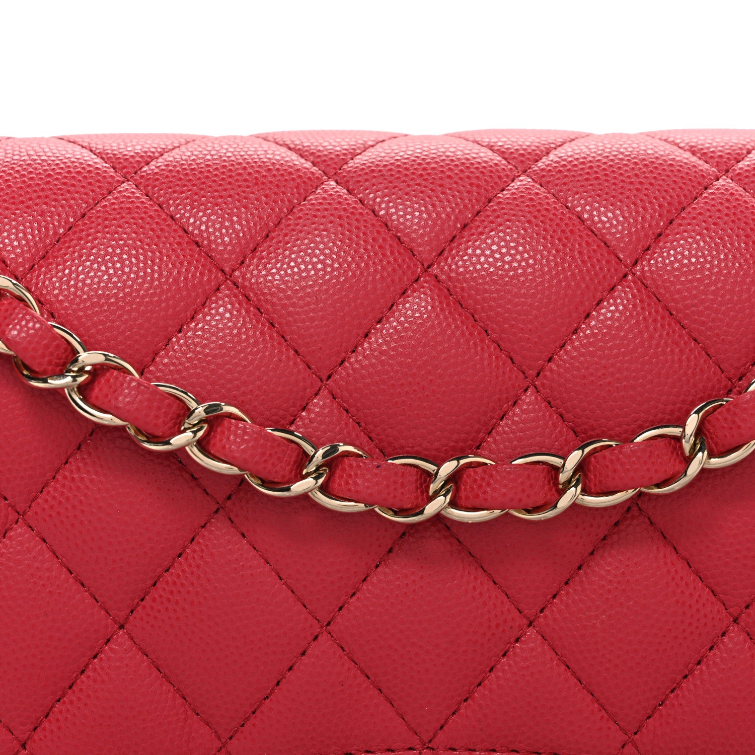 Chanel Caviar Quilted Medium Double Flap Pink 8 of 10