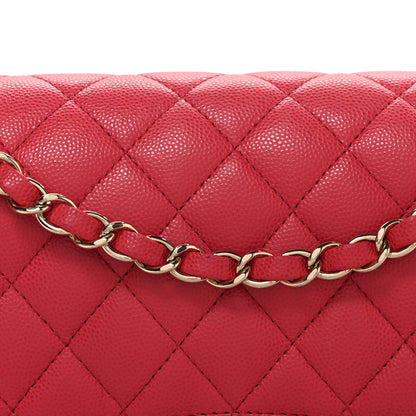 Chanel Caviar Quilted Medium Double Flap Pink 8 of 10