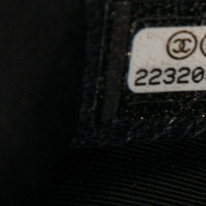 Chanel Canvas Quilted Medium Fluo Boy Flap Black Grey Yellow 7 of 7
