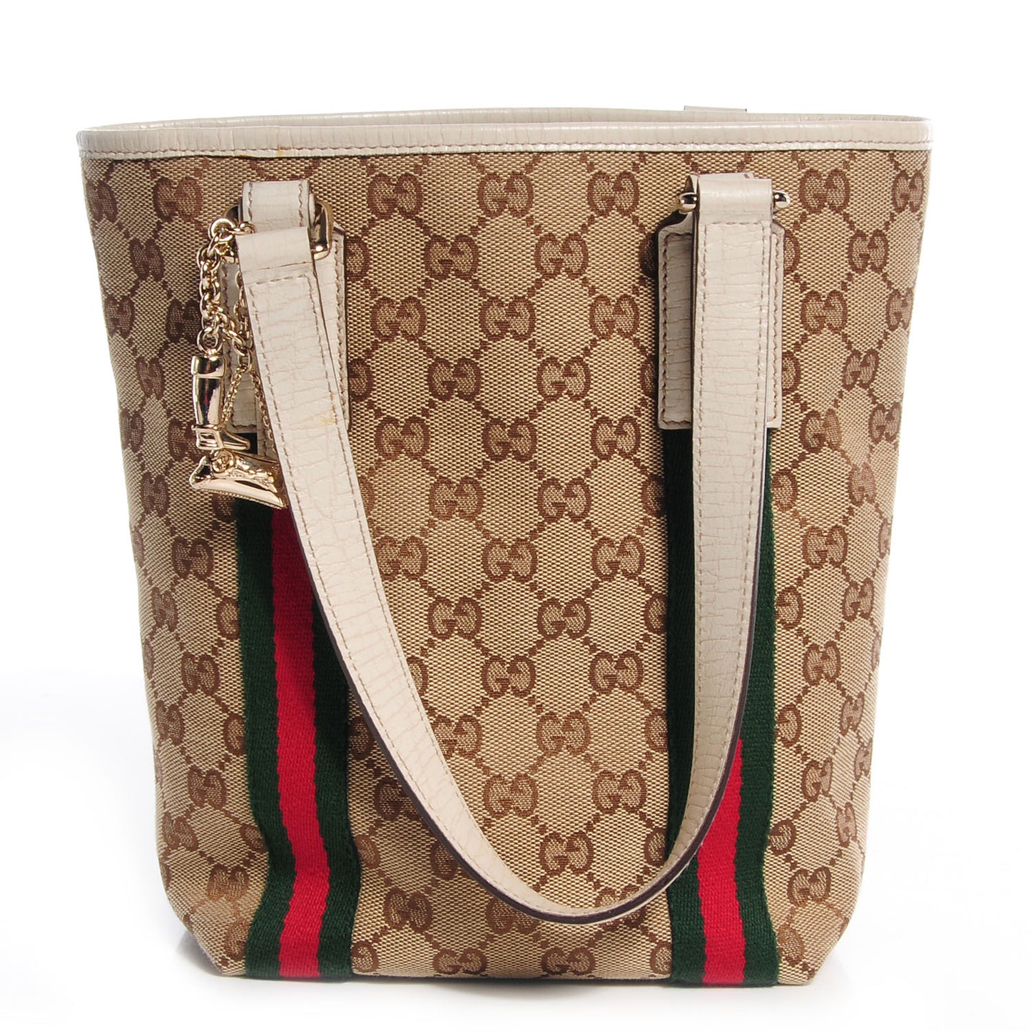 Monogram Web Small Jolicoeur Shopper Tote Off White