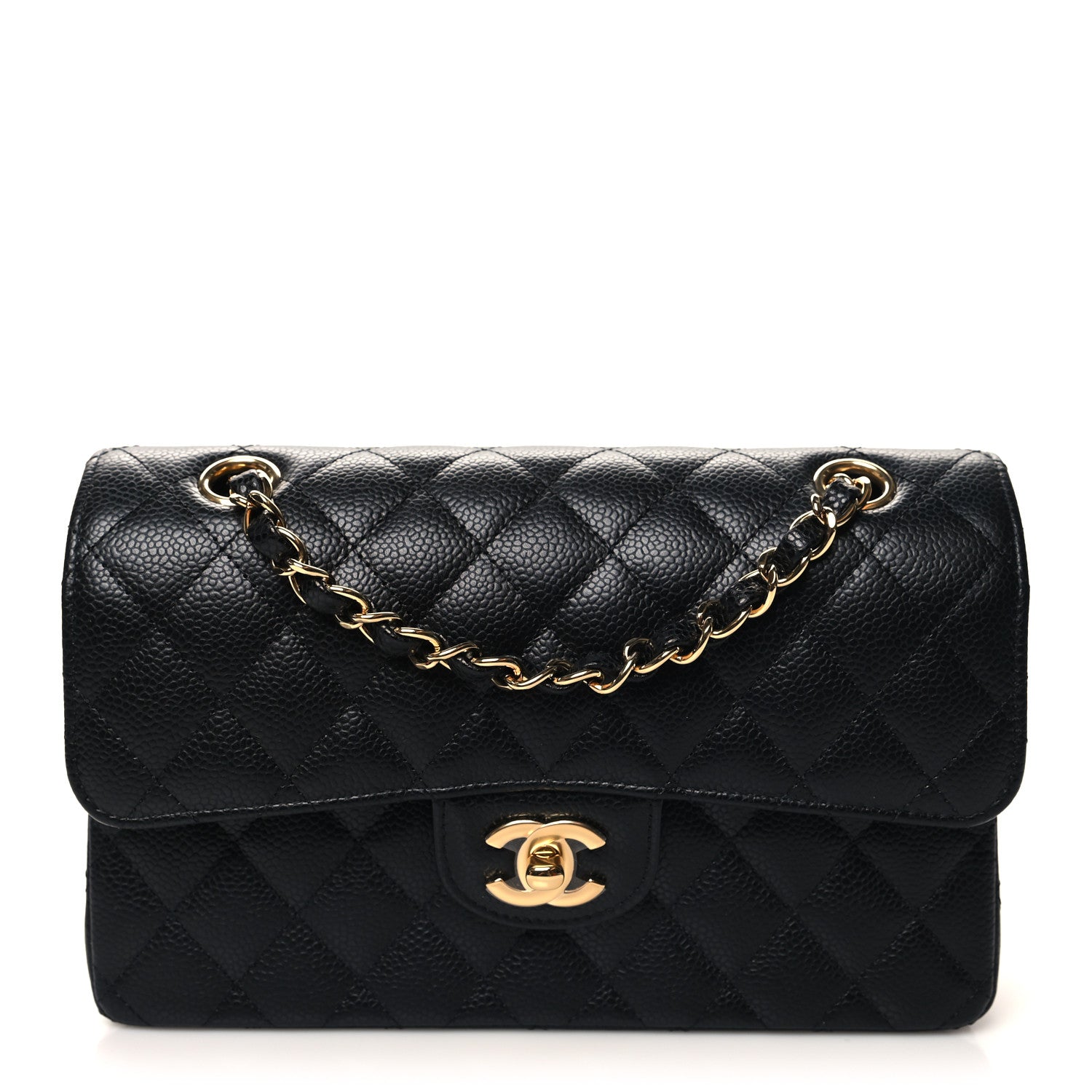 Chanel Caviar Quilted Small Double Flap Black 1 of 11