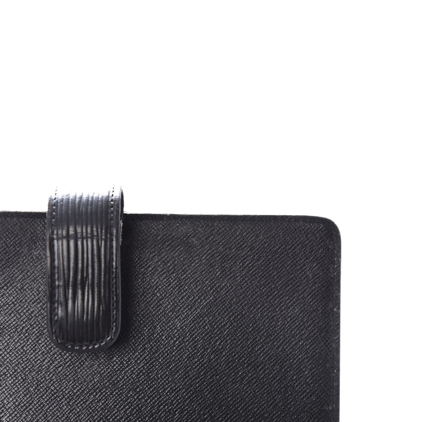 Epi Medium Ring Agenda Cover Black