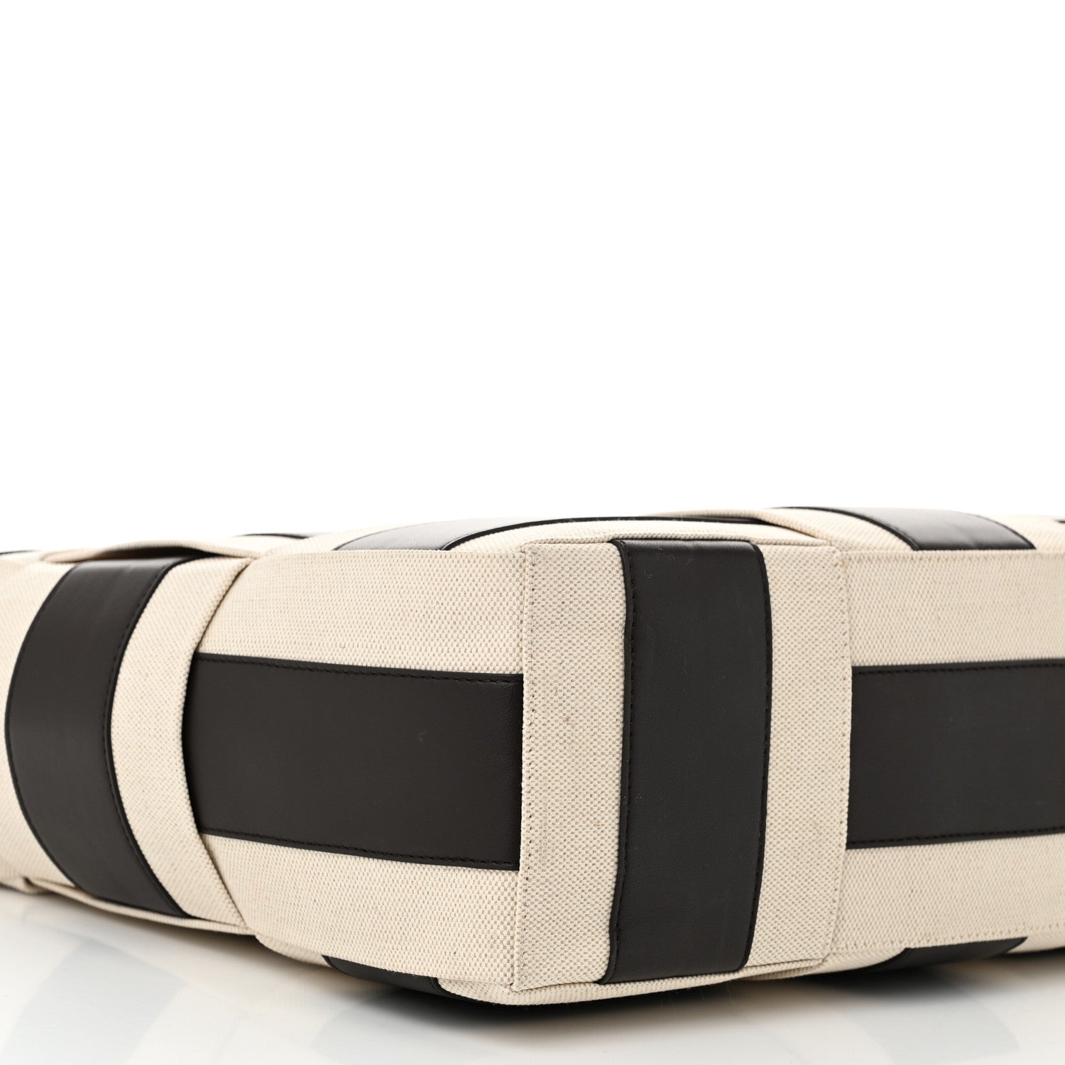Bottega Veneta Canvas Nappa Maxi Intrecciato Large Arco Tote Natural Fondant 9 of 10