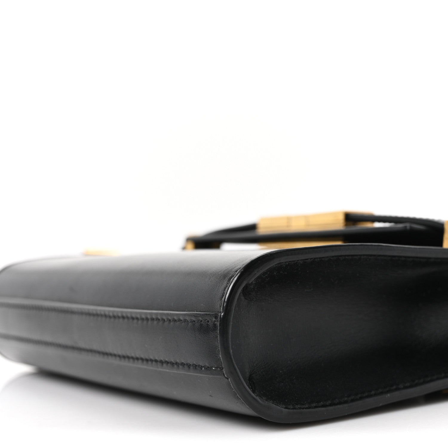 Saint Laurent Smooth Calfskin Mini Manhattan Shoulder Bag Black 10 of 11