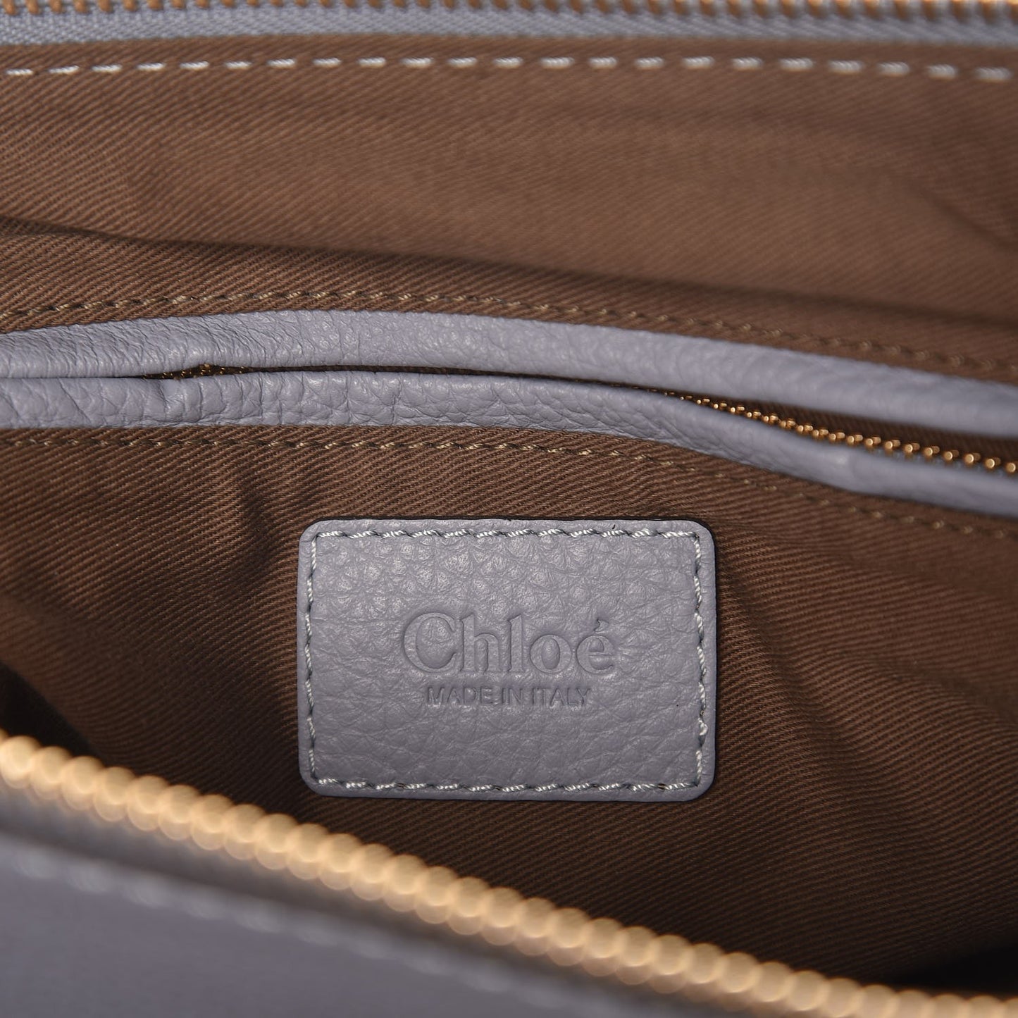 Calfskin Medium Marcie Satchel Washed Blue