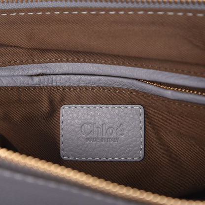Chloe Calfskin Medium Marcie Satchel Washed Blue 7 of 9