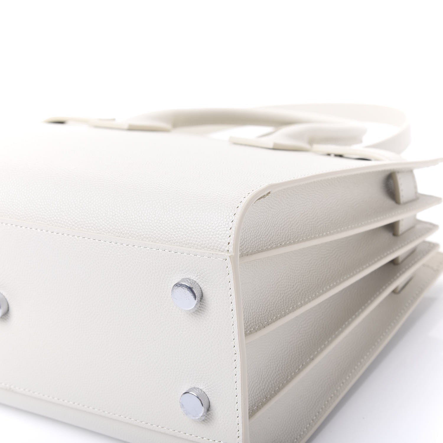 Saint Laurent Grained Calfskin Baby Sac De Jour Crema Soft 9 of 12
