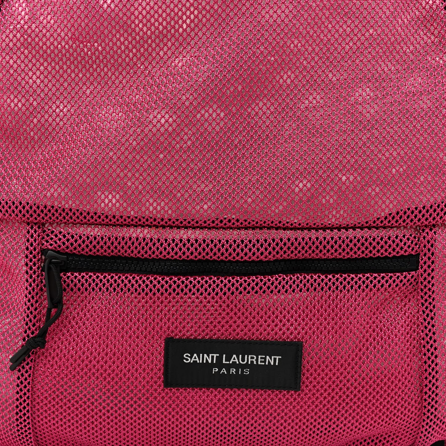 Nylon Mesh Backpack Fuchsia