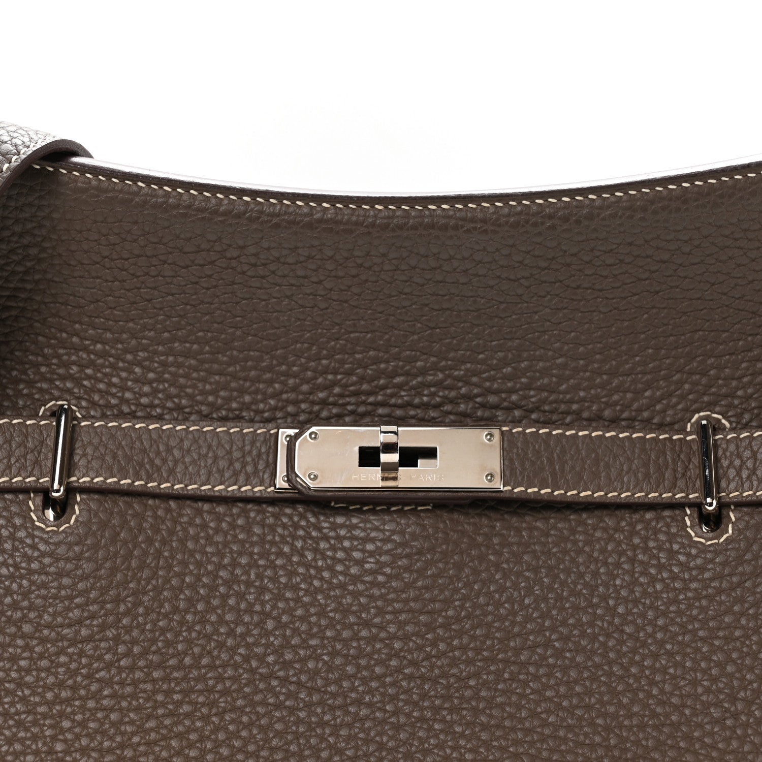 Hermes Taurillon Clemence Jypsiere 28 Etoupe 8 of 10