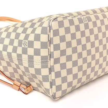 Louis Vuitton Damier Azur Neo Neverfull GM Rose Ballerine 9 of 12