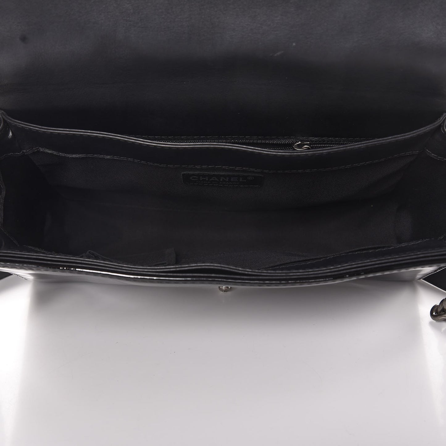 Patent New Medium Boy Reverso Flap Black