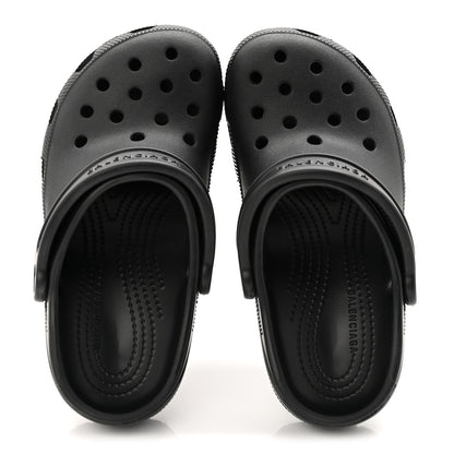 Balenciaga X CROCS Rubber Womens Madame 80 Sandals 37 Black 2 of 10