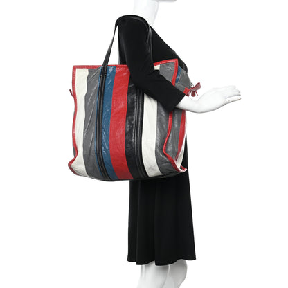 Balenciaga Agneau Arena Multicolore Medium Bazar Shopper Tote Grey White Black Red Blue 2 of 22