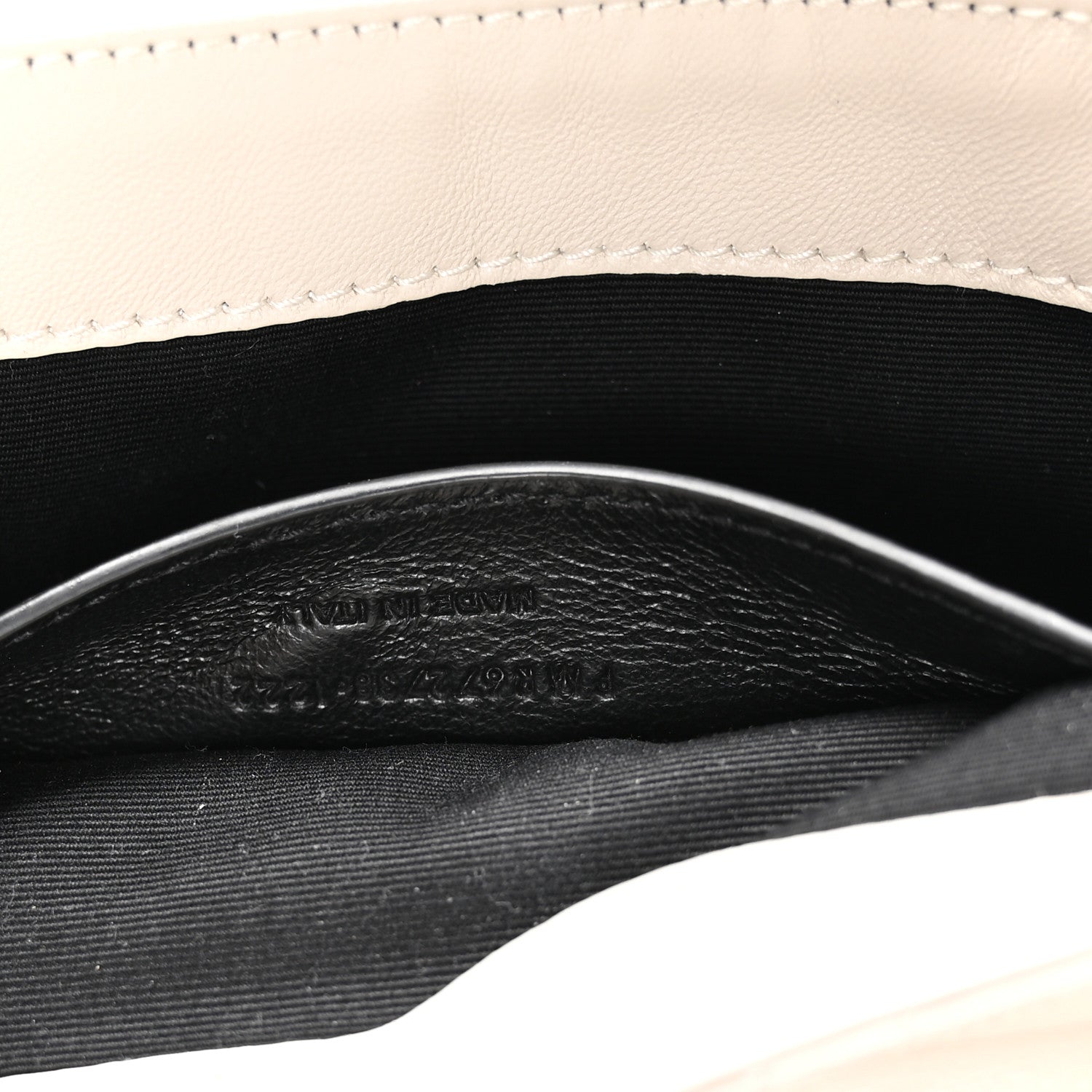 Saint Laurent Lambskin Quilted Monogram Mini Nolita Crema Soft 7 of 10