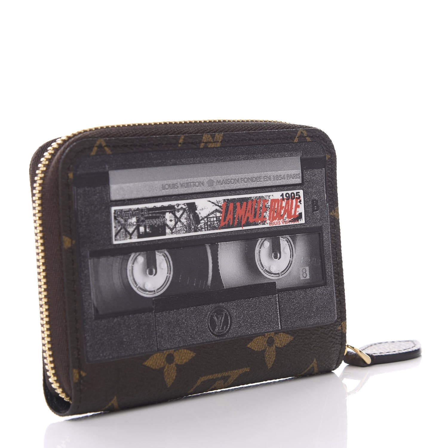 Louis Vuitton Monogram Video Tape Zippy Coin Purse Wallet 2 of 7