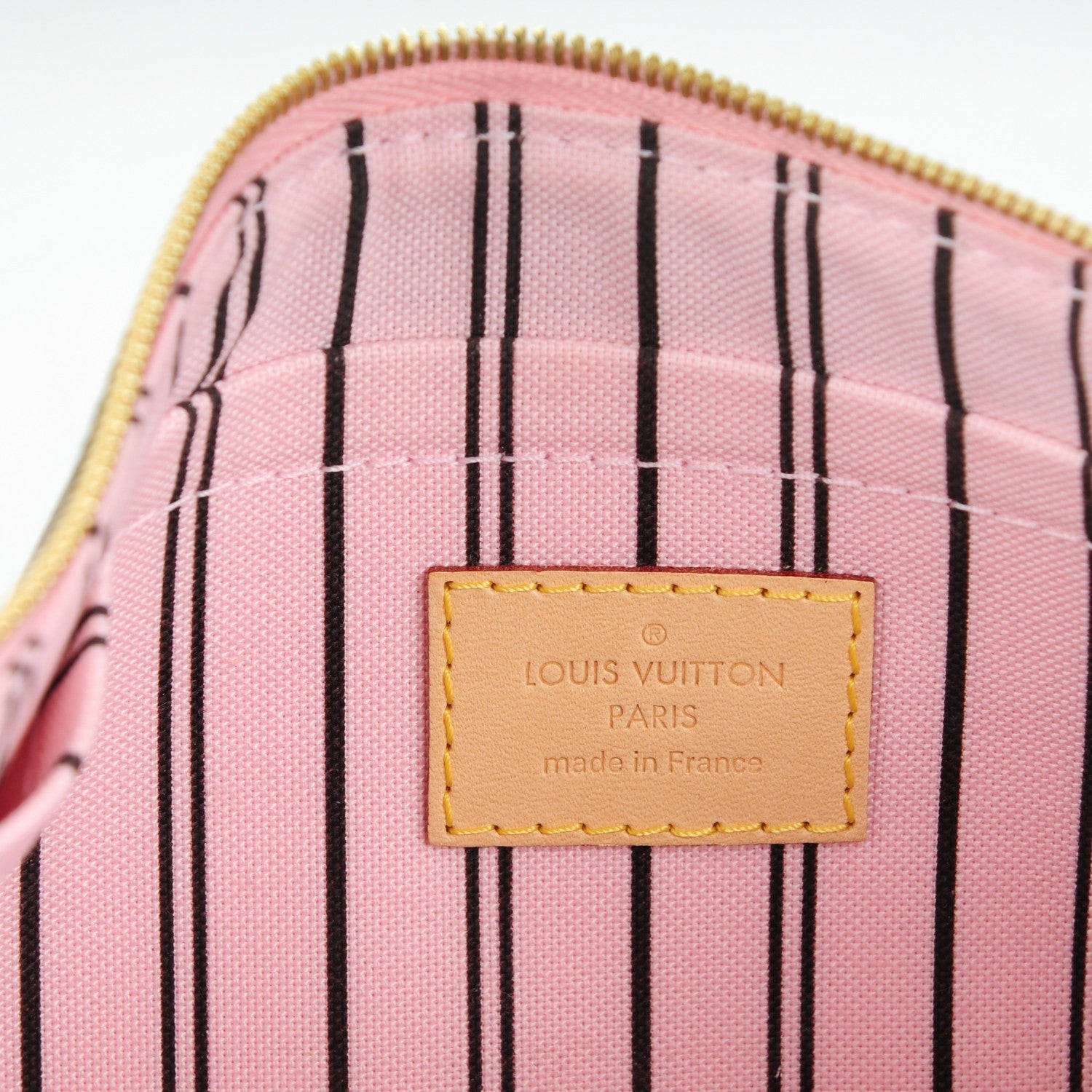 Louis Vuitton Monogram Neverfull MM GM Pochette Rose Ballerine 6 of 7