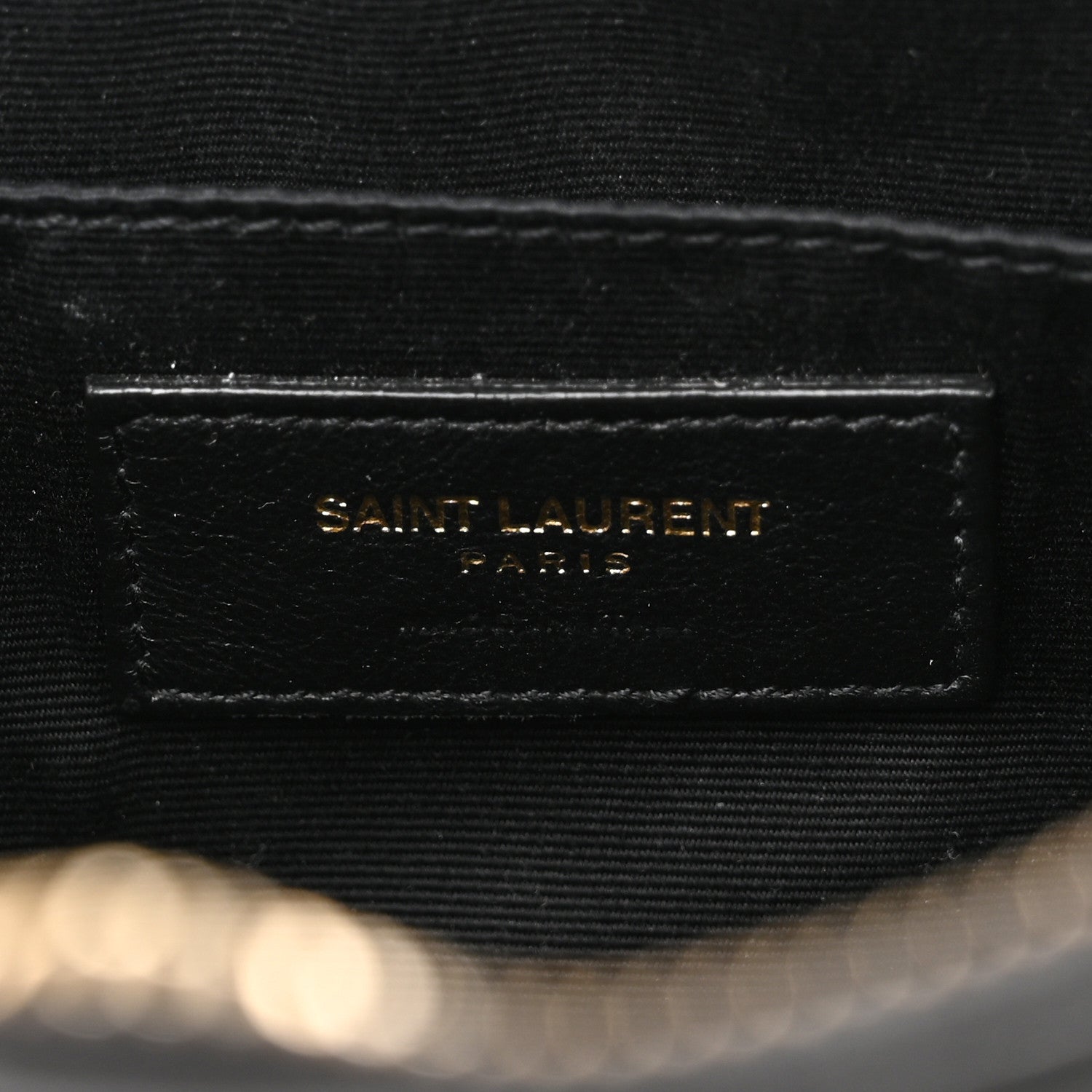 Saint Laurent Calfskin Matelasse Monogram Lou Camera Bag Black 6 of 11
