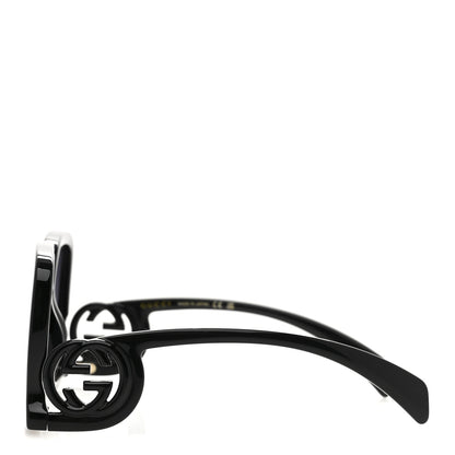 Gucci Acetate Rectangle Frame Sunglasses GG1326S Black 3 of 8