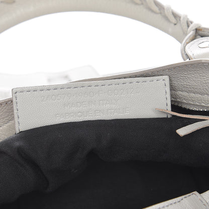 Balenciaga Chevre Silver Metallic Edge Hardware Town Gris Perle 8 of 8